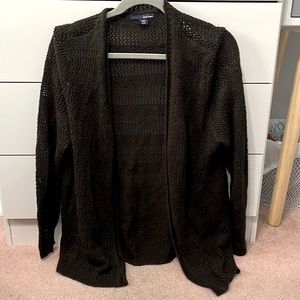 Brown cardigan